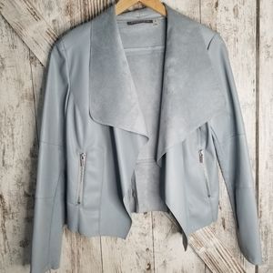 Bagatelle grey leather jacket